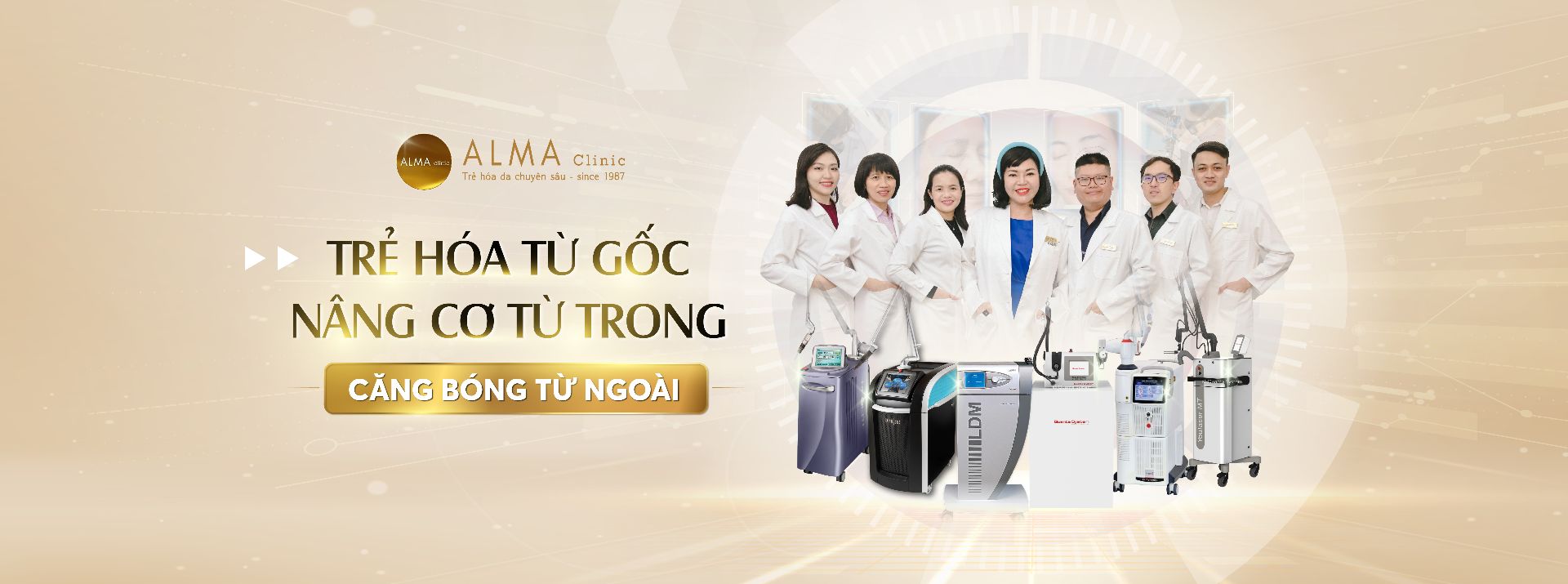 Phòng khám da liễu ALMA CLINIC Cover FB Alma