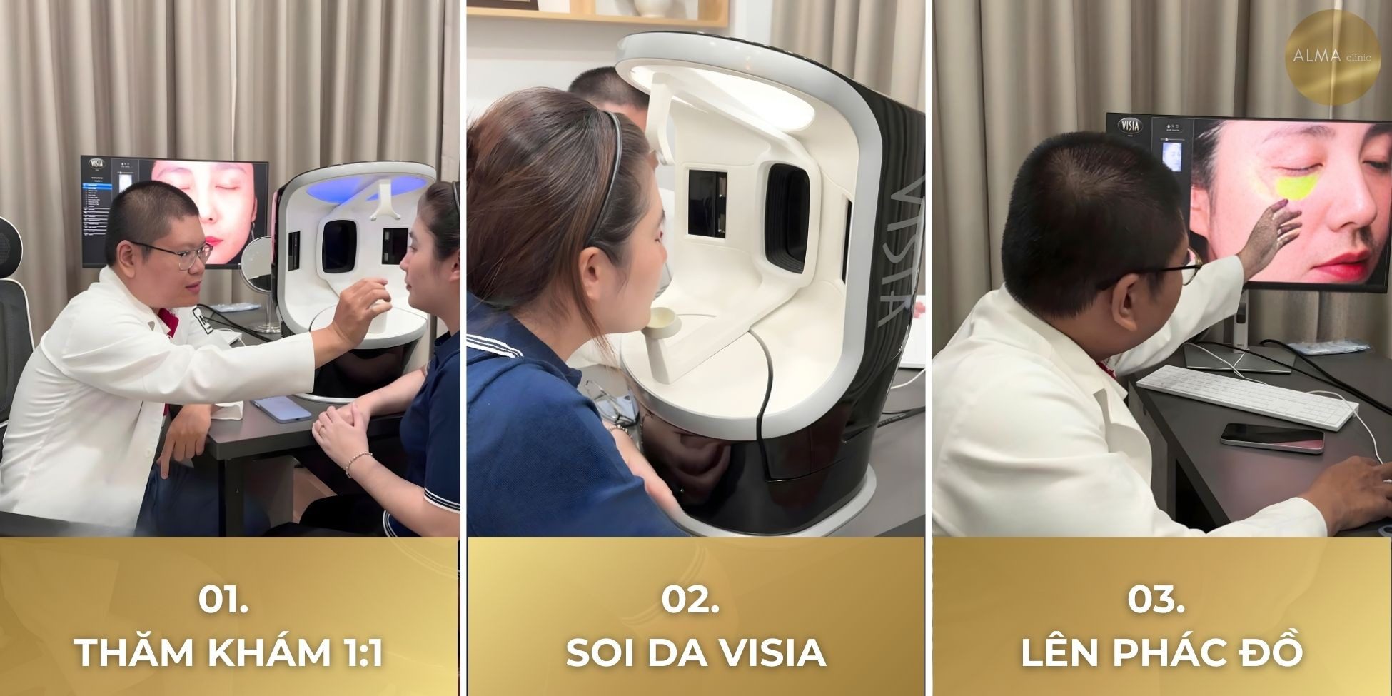 Quy trình thăm khám trị nám