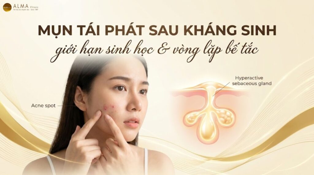 Tại Sao Mụn Tái Phát Dù Đã Uống Kháng Sinh? [2026]