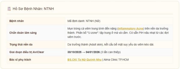 Nhật Ký NTNH: Mụn Trưởng Thành Dai Dẳng — 3 Lần AviClear