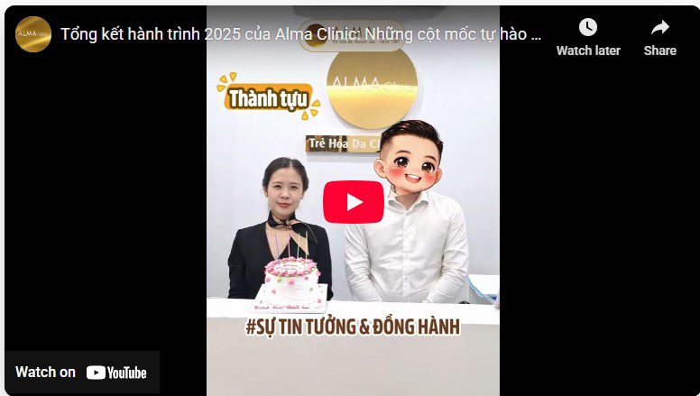 Tổng kết hành trình năm 2025 của Alma Clinic