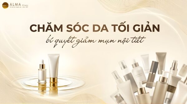 Chăm Sóc Da Tối Giản (Minimalism) Giúp Gì Cho Mụn Nội Tiết?