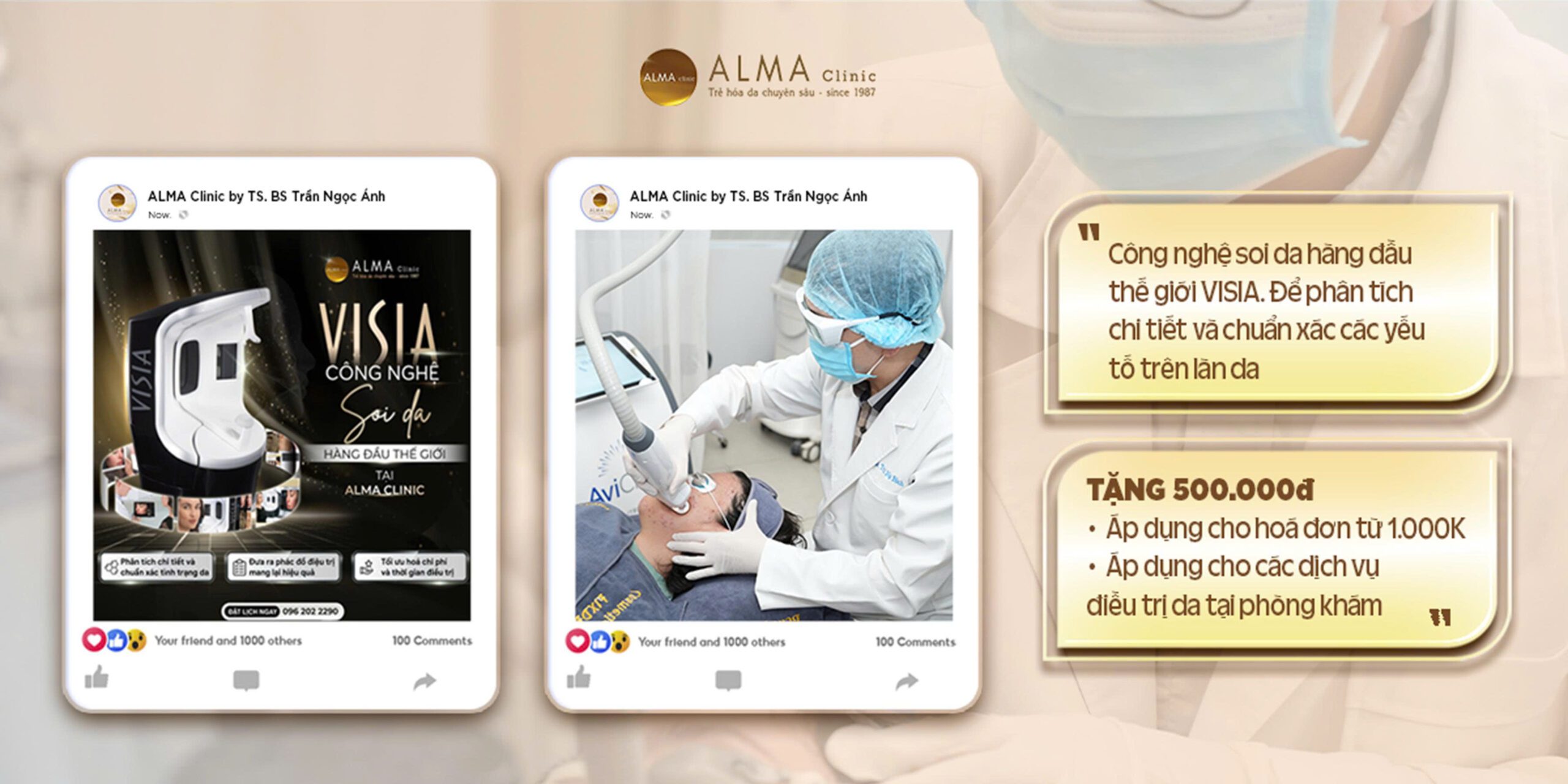 Miễn Phí 100% Khám Và Soi Da Công Nghệ VISIA