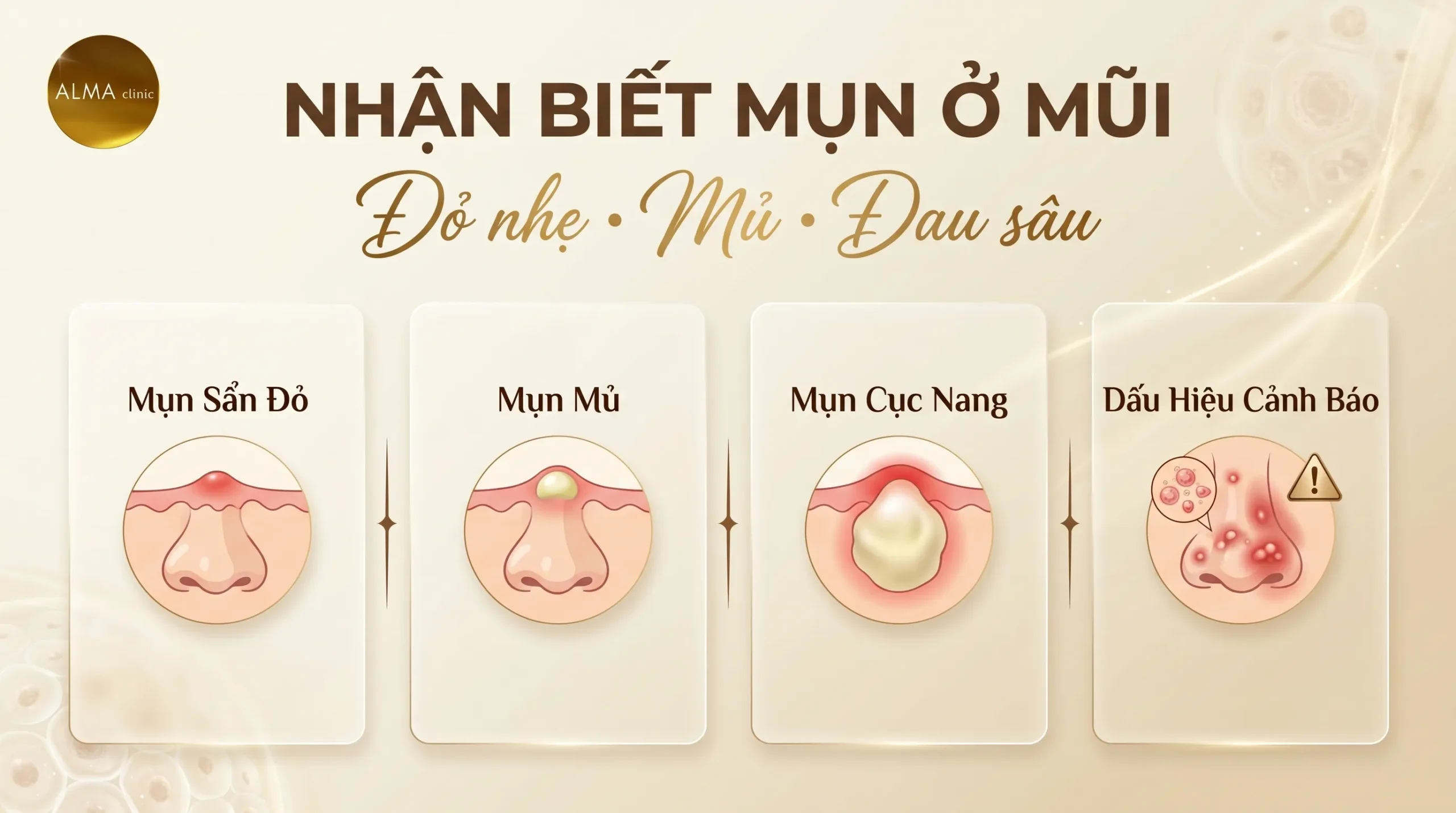 bang nhan biet mun viem o mui scaled Bảng nhận biết các dạng mụn viêm ở mũi