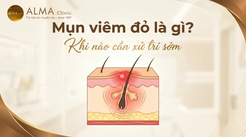 mun viem do sung dau la gi Mụn viêm đỏ sưng đau là dấu hiệu gì