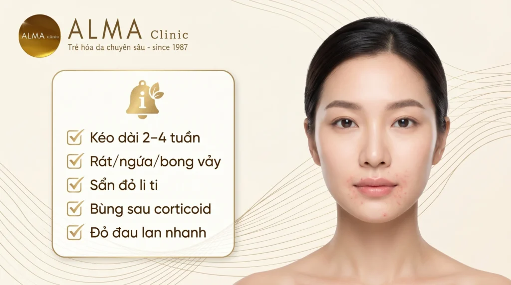 Khi nào mụn viêm quanh miệng cần khám bác sĩ da liễu