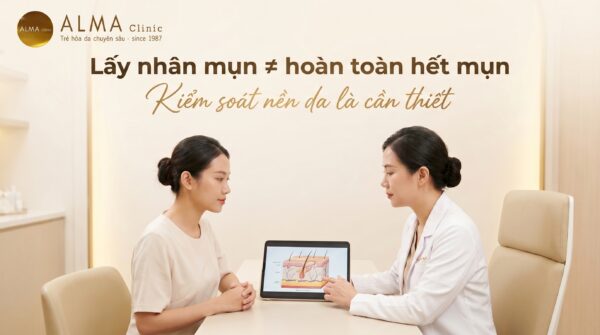 Lấy nhân mụn không đồng nghĩa hết toàn bộ mụn