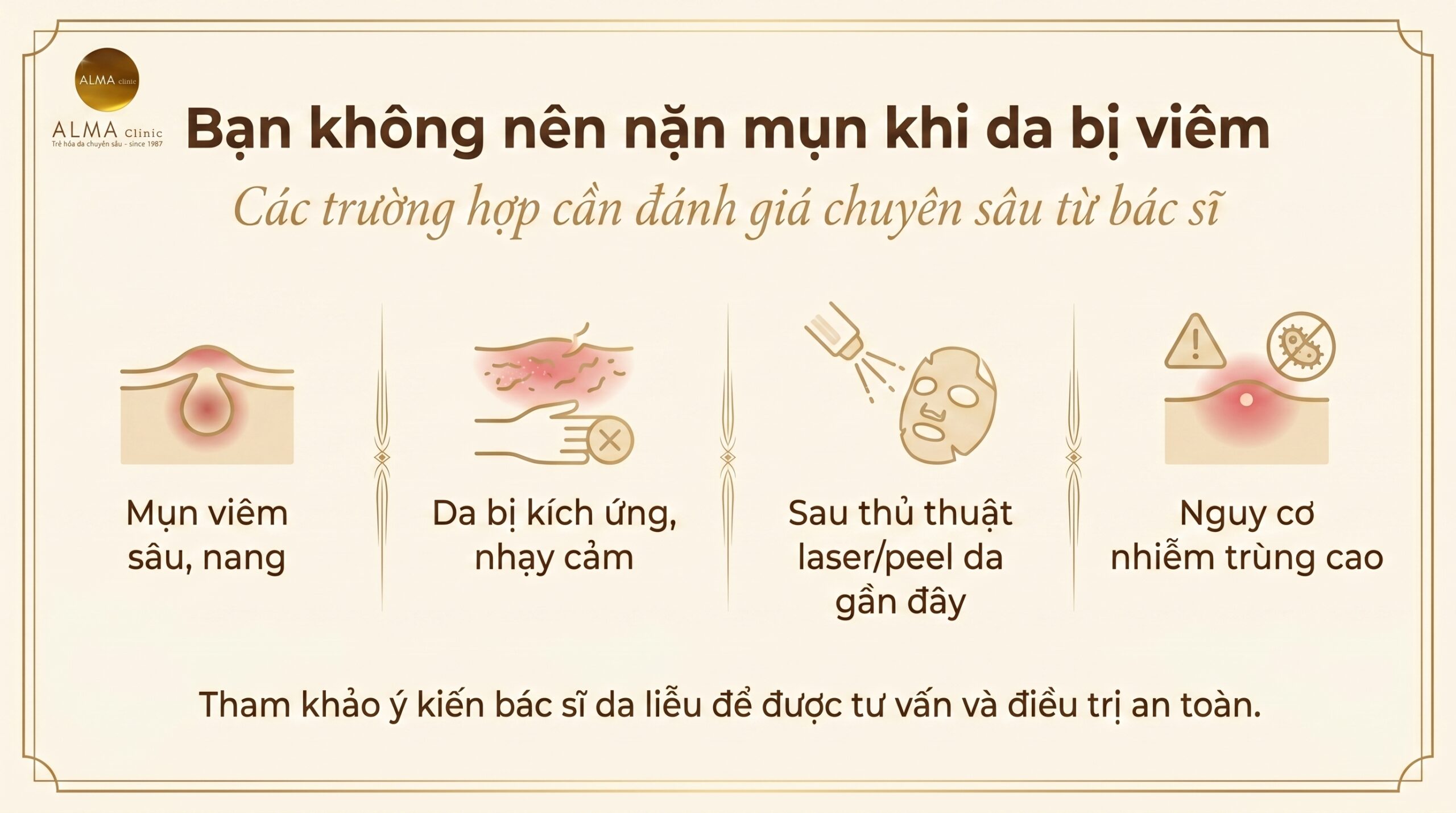 khi nao khong nen nan mun scaled Các tình huống không nên nặn mụn như mụn viêm sâu và da kích ứng