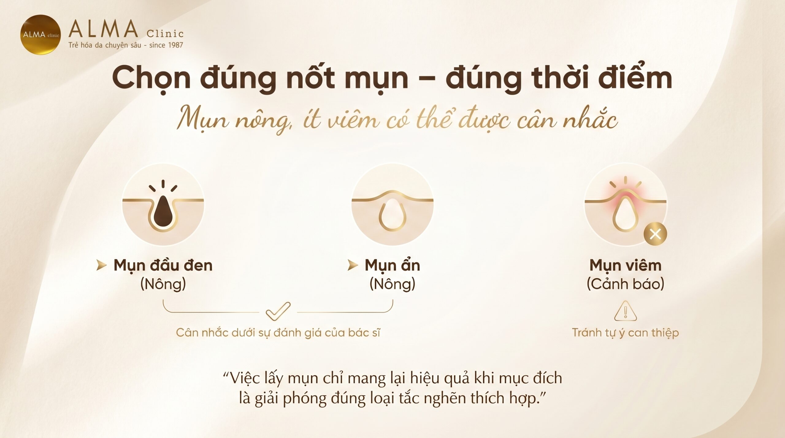 khi nao nen lay nhan mun chon loc scaled Khi nào nên lấy nhân mụn chọn lọc dưới đánh giá bác sĩ