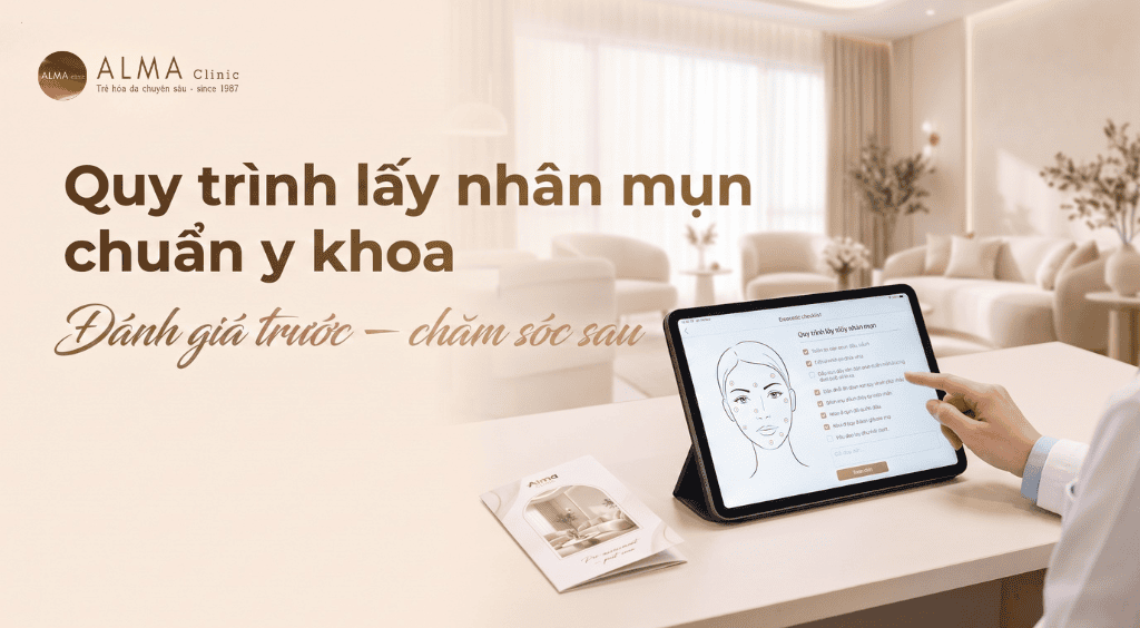 mun li ti tren tran hero Quy trình lấy nhân mụn chuẩn y khoa tại phòng khám da liễu