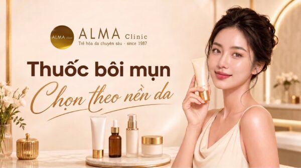 thuốc bôi mụn tại Alma Clinic