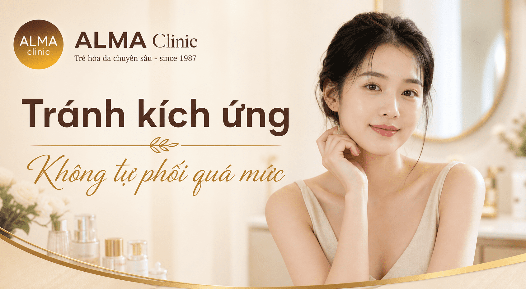 thuoc boi mun 2 tránh kích ứng tại Alma Clinic