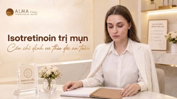 Phòng khám da liễu ALMA CLINIC uong isotretinoin bi day mun trong bao lau 1